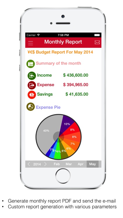 Mobile Expense Pro : Expense Tracker and Home Account Manager screenshot-3