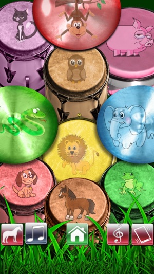 Free Drum Game with Animal Sounds