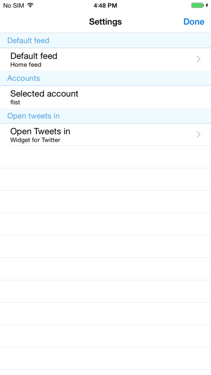 Widget for Twitter screenshot-3