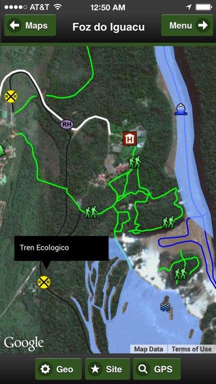 Foz do Iguacu Trail Map Offline
