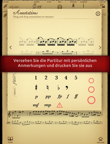 Play Vivaldi – Concerto pour violon en la mineur (partition interactive) screenshot 4