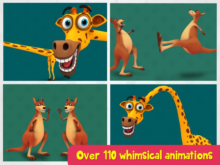 Gigglymals - Funny Interactive Animals for iPad (Lite) screenshot-0