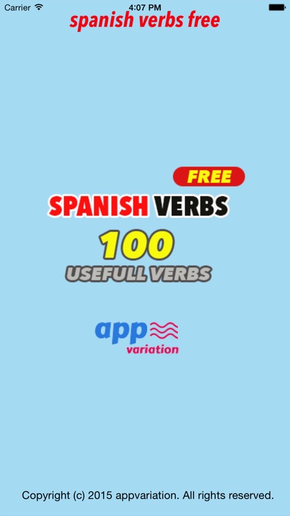 spanish verbs Free !