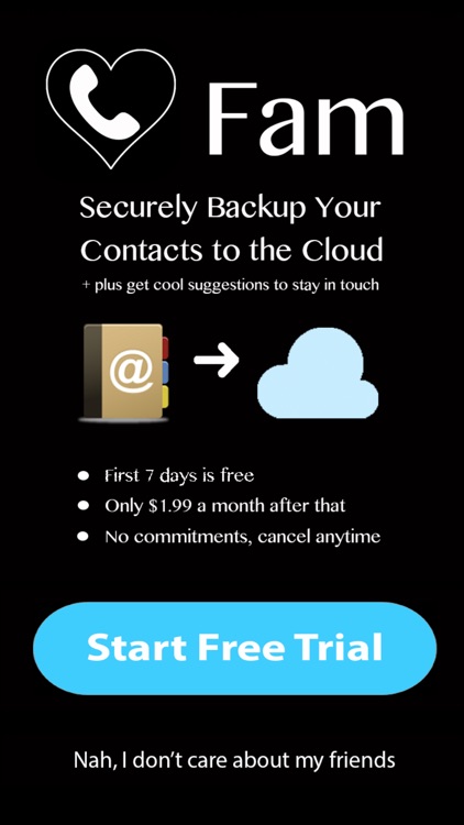 Fam - Backup Your Contacts