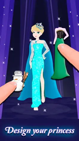Game screenshot Princess Frozen Dress up and makeover beauty salon for girls hack