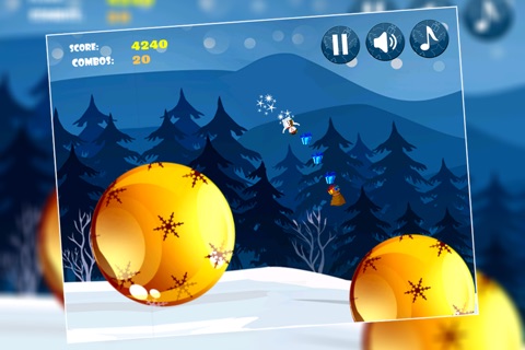 Snowman on Christmas Night : Ride & Jump The Holiday Decorations - Premium screenshot 2
