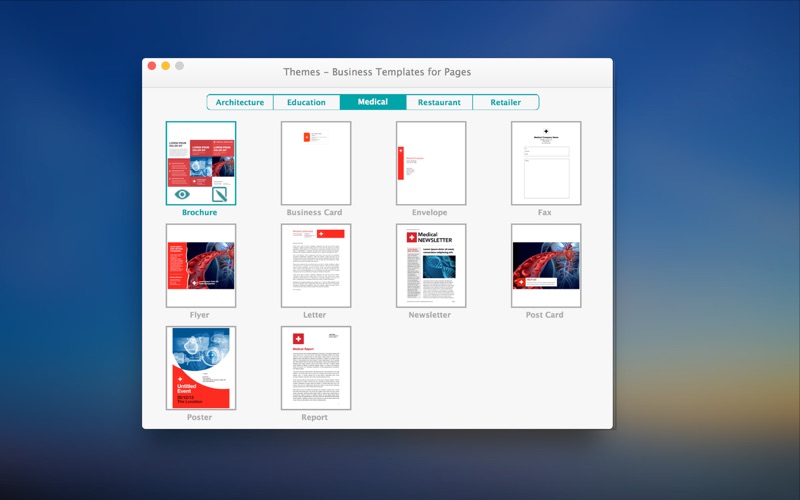 Themes - Business Templates for Pages thumbnail 3