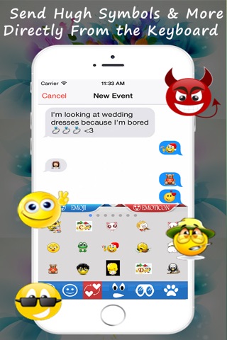 Extra Emojis 3D Animated Keyborad screenshot 2