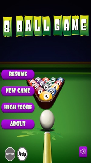 8 Ball Game - Billiards Practice