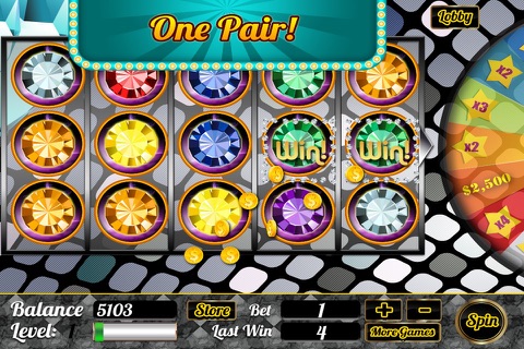 Casino Diamond Cascade Slots Kingdom of Riches & Las Vegas Machines Pro screenshot 3