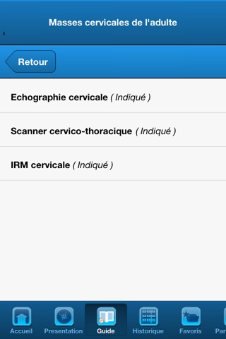 Guide du Bon Usage des examens d'imagerie medicale screenshot 4