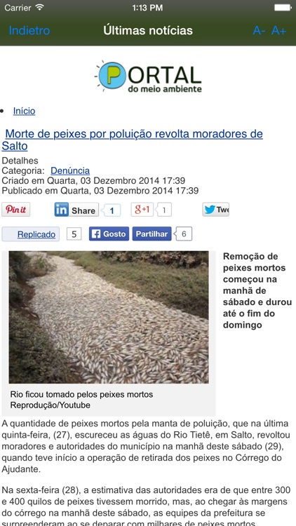 Portal Do Meio Ambiente screenshot-3