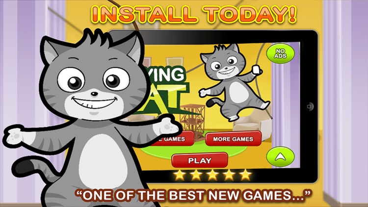 Flying Tom-Cat - Cool Virtual Jump And Run Adventure For Boys And Girls FREE screenshot-4