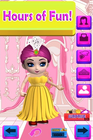 My Little Princess Dress Up Game - A Virtual Beauty Makeover Club Edition - Advert Free App screenshot 4