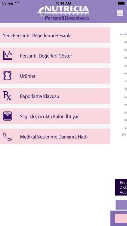 Nutricia Persantil Hesaplayıcı screenshot-4