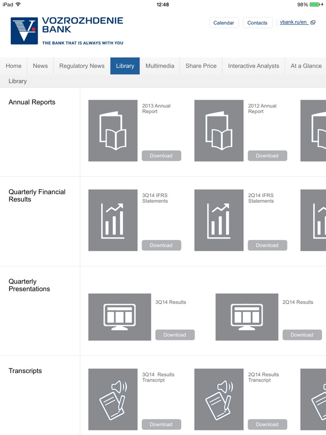 Vozrozhdenie Bank Investor Relations(圖3)-速報App