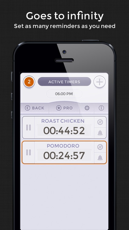 Clear Timer: Countdown Timer. Stopwatch. Life-Changer over Hours Minutes and Seconds. screenshot-3