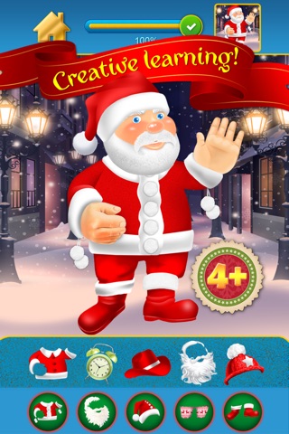 My Festive Secret Santa Christmas Dressing Up Copy Maker Free Game screenshot 3