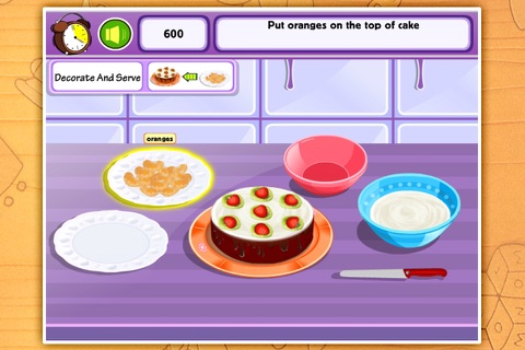Cooking game: Chocolate Cake screenshot 2
