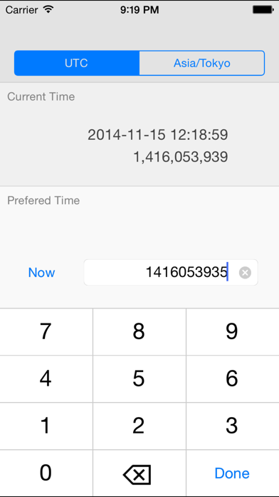 Unix time converter iphone ios app 