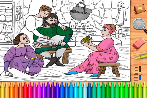Beauty and the Beast. Coloring book for children screenshot 2