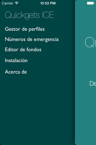 Quickgets ICE - In Case of Emergency info & call widgets and app screenshot 3