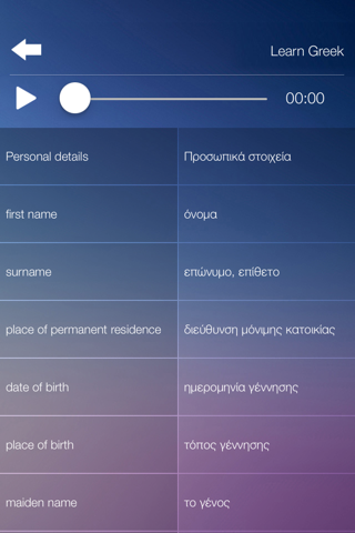 Learn GREEK Fast and Easy - Learn to Speak Greek Language Audio Phrasebook and Dictionary App for Beginners screenshot 4