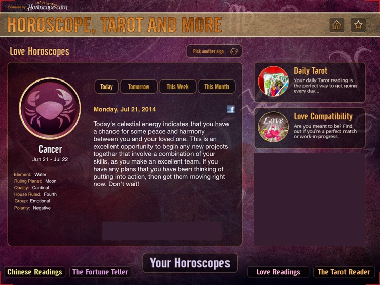 Horoscope, Tarot and More screenshot-3