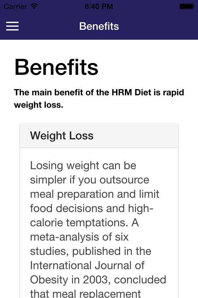 HMR Diet screenshot 4