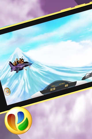 Aerial Jet Fighter Dogfight Battle – Free War Game screenshot 4