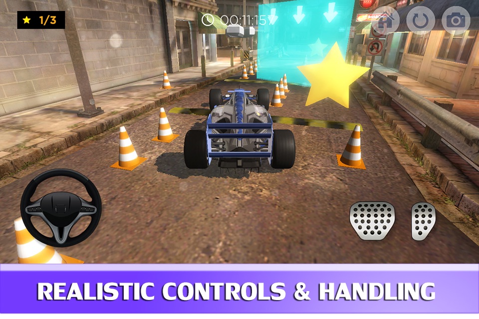 3D Sports Car Parking Simulator Game FREE - Practice real life driving test SIM car racing games screenshot 4