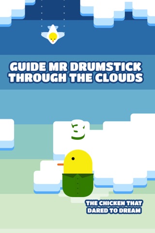 Captain Drumstick - Just another endless flying bird simulator with a tiny chicken screenshot 3