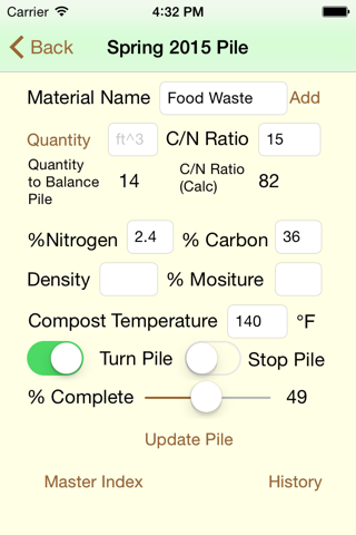 Compost Calculator screenshot 2