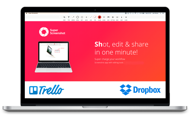 Super Screenshot with Trello & Dropbox i