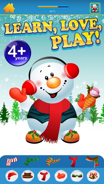 Snowman Mania Design Quest Free App