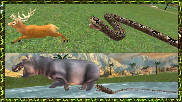 Real Anaconda Snake Simulator 3D: Hunt for wolf, bear, tiger & survive in the jungle