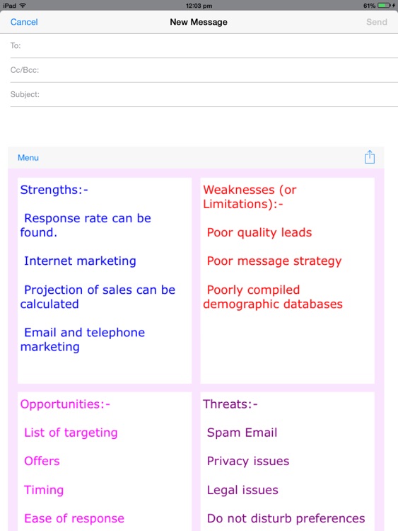 SWOT Chart screenshot-3
