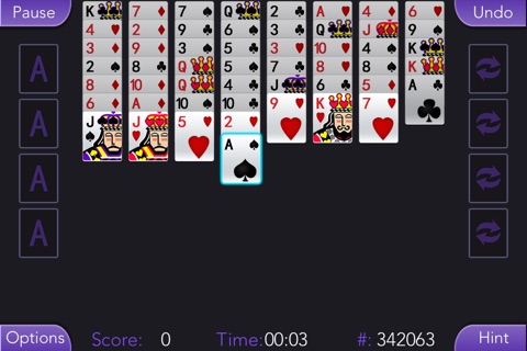 FreeCell Professional screenshot 3