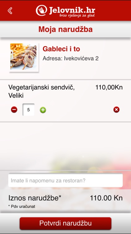 Jelovnik screenshot-3