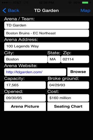 Pro Hockey Teams Arenas Ice Rinks screenshot 4