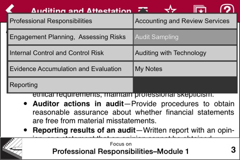 AUD Notes - Wiley CPA Exam Review Focus Notes On-the-Go: Auditing and Attestation screenshot 3
