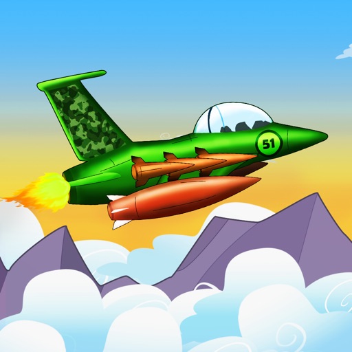 Jet Fighter Battle Bomber Pro - great air plane shooter game Icon