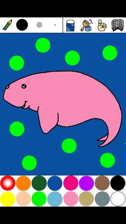 Aquarium Coloring for Kids Lite : iPhone edition screenshot-3