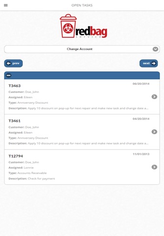 Red Bag Services screenshot 2