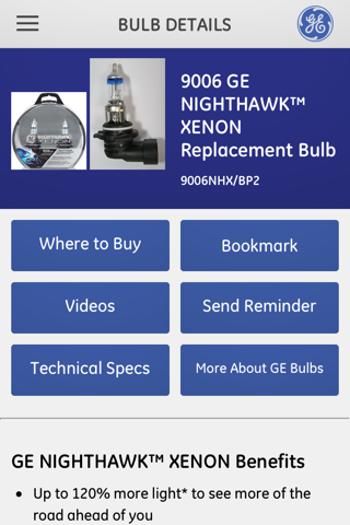 GE Auto Bulb Finder screenshot 4