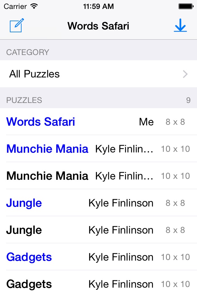 Words Safari screenshot 3
