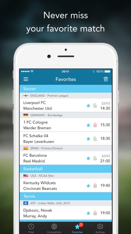 SportEventz - Live sport on TV screenshot-4