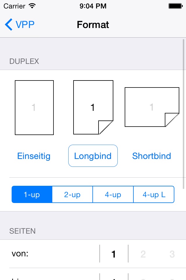 ETHZ VPP Printer screenshot 3