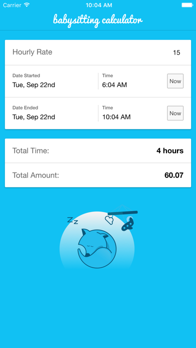 How to cancel & delete Babysitting Calculator from iphone & ipad 1