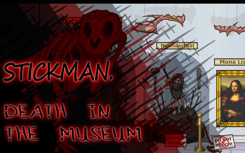 stickman death at the museum